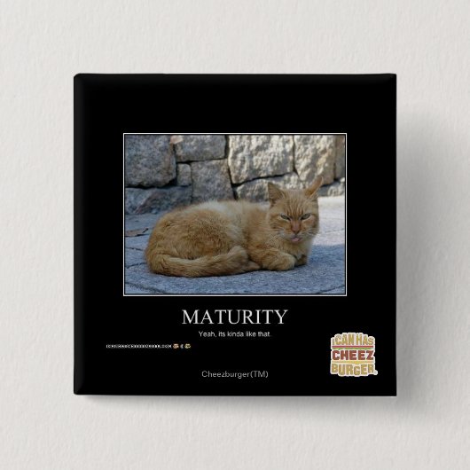 成熟 缶バッジ (正面)