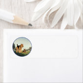 成犬と子犬 ラベル (インサイチュ)