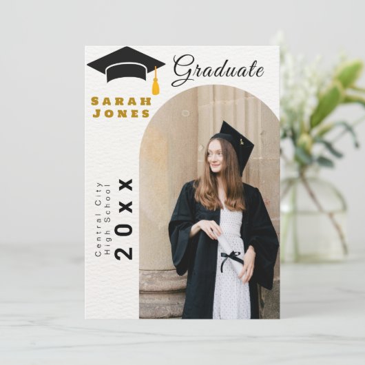 成績を記録する：卒業パーティー 招待状 (スタンド正面)