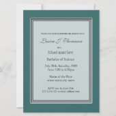 成績優秀卒業発表 招待状 (正面)