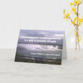 成績表の感謝状 カード (黄色い花)