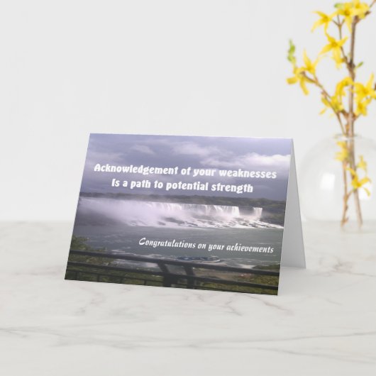 成績表の感謝状 カード (黄色い花)