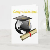 成績証明書の作成おめでとうございます カード (正面)