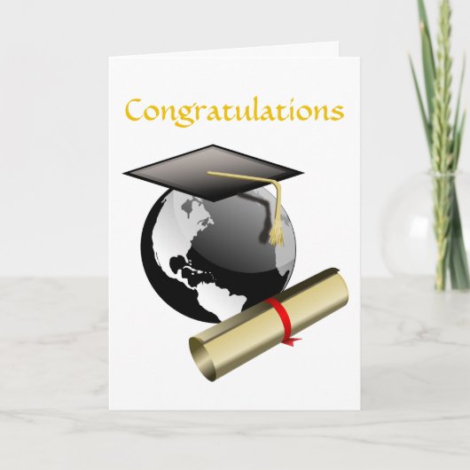 成績証明書の作成おめでとうございます カード (正面)