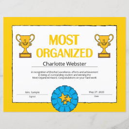 成績証明書の最も整理されたPDF