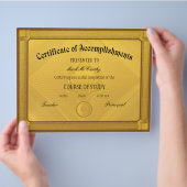 成績証明書テンプレート チラシ (手)