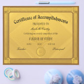 成績証明書テンプレート チラシ (シングル)