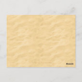 成績証明書テンプレート ポストカード (裏面)