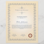 成績証明書 チラシ (正面)