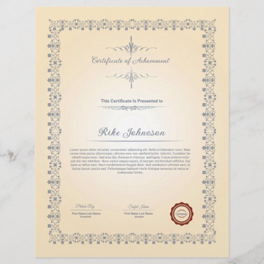 成績証明書 チラシ (正面)