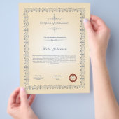 成績証明書 チラシ (手)