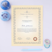 成績証明書 チラシ (シングル)