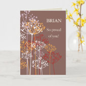 成虫誇りを持った野花の宗教恵み カード (黄色い花)