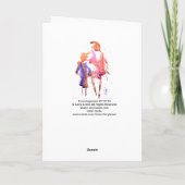 成誇りを持った功おめでとう カード (裏面)