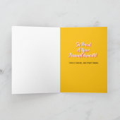 成誇りを持った功おめでとう カード (内部)