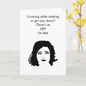 成長おもしろいする古いハッピーバースデー願い カード (黄色い花)