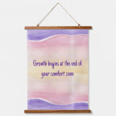 成長が始まる木材の上に壁のタペストリー 吊り下げ型タペストリー (正面)