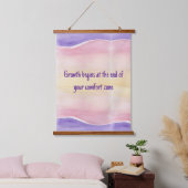 成長が始まる木材の上に壁のタペストリー 吊り下げ型タペストリー (寝室)