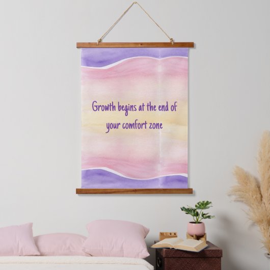 成長が始まる木材の上に壁のタペストリー 吊り下げ型タペストリー (寝室)