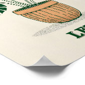 成長させる – ミニマリストMonstera植物ポスター ポスター (角)