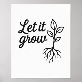 成長させる – Botanical Wall ポスター