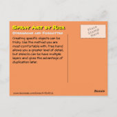 成長しすぎて忘れられた ポストカード (裏面)