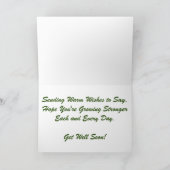 「成長して遠くにほしい」と良いカード カード (内部)