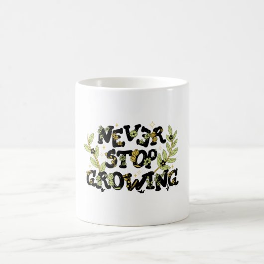 成長しないストップ動機 コーヒーマグカップ (中央)