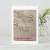 成長しなければならなかった誕生日カード！ 招待状 (スタンド正面)