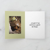 成長するより古い誕生日 カード (内部)