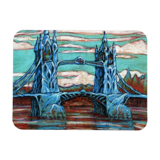 成長するエイリアンオーガニックタワーブリッジinファンタジーシティ マグネット (横)