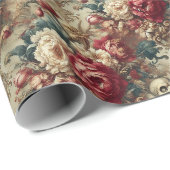 成長するグロテスク – ゴシック様式のフローラバンダナ ラッピングペーパー (ロールコーナー)