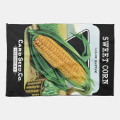 成長するトウモロコシ キッチンタオル (横)