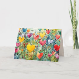 成長するハートすべて大事な行事/カー空白のド サンキューカード