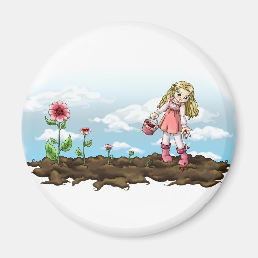 成長するハート マグネット (正面)