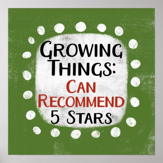 成長するモノのガーデニングレビューのポスター壁画 ポスター (正面)