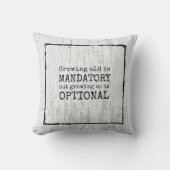 成長するユーモアおもしろいのピ動揺してーリン絵を描グ クッション (正面)