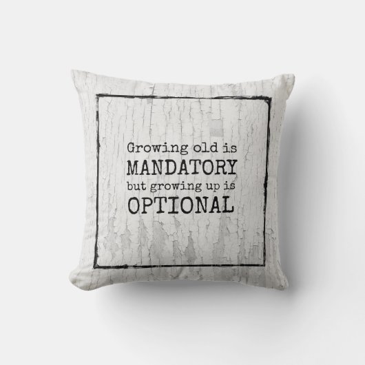 成長するユーモアおもしろいのピ動揺してーリン絵を描グ クッション (正面)