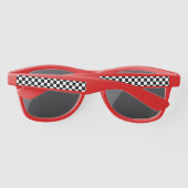 成長する二人の高速レースカーボーイ男の子2歳の誕生日 サングラス (裏面)