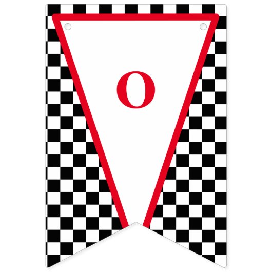 成長する二人の高速レースカーボーイ男の子2歳の誕生日 バンティングフラッグ (第3の旗)