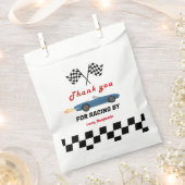 成長する二人の高速レースカーボーイ男の子2歳の誕生日 フェイバーバッグ (クリップ留めされた状態)