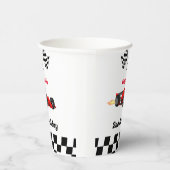 成長する二人の高速レースカーボーイ男の子2歳の誕生日 紙コップ (右)