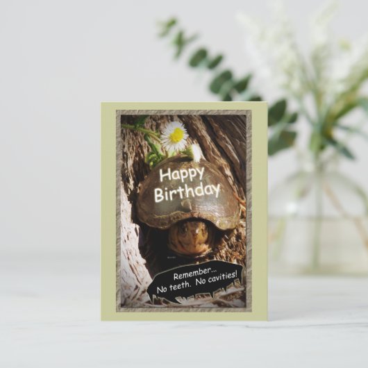 成長する古い誕生日 ポストカード (スタンド正面)