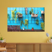 成長する壁 キャンバスプリント (インサイチュ (リビング))