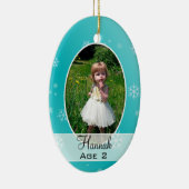 成長する子供たち数々の – 写真クリスマスオーナメント セラミックオーナメント (右)