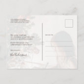 成長する家族の子供たち写真メリークリスマス ポストカード (裏面)