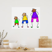 成長する少年 ポスター (キッチン)