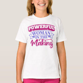 成長する強く美しい女性 Tシャツ