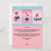 成長する愛の鉢植えバレンタインデー シーズンカード (裏面)