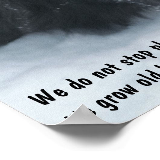 成長する感動的古い引用文縁どコリー ポスター (角)